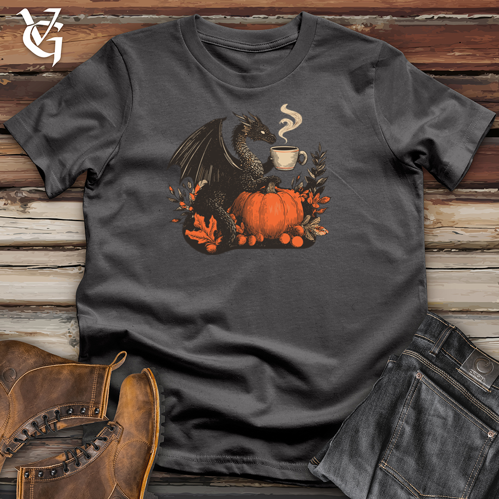 Viking Goods Pumpkin Spice Dragon Tee Charcoal / L