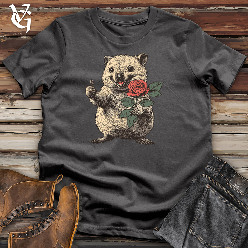 Viking Goods Quokka Valentine Softstyle Tee Charcoal / L