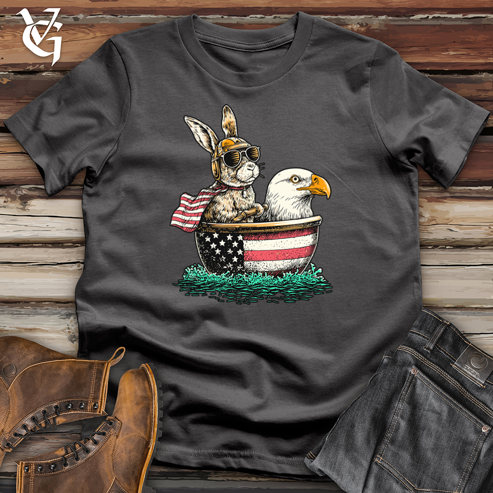 Viking Goods Rabbit in a Boat Softstyle Tee Charcoal / L