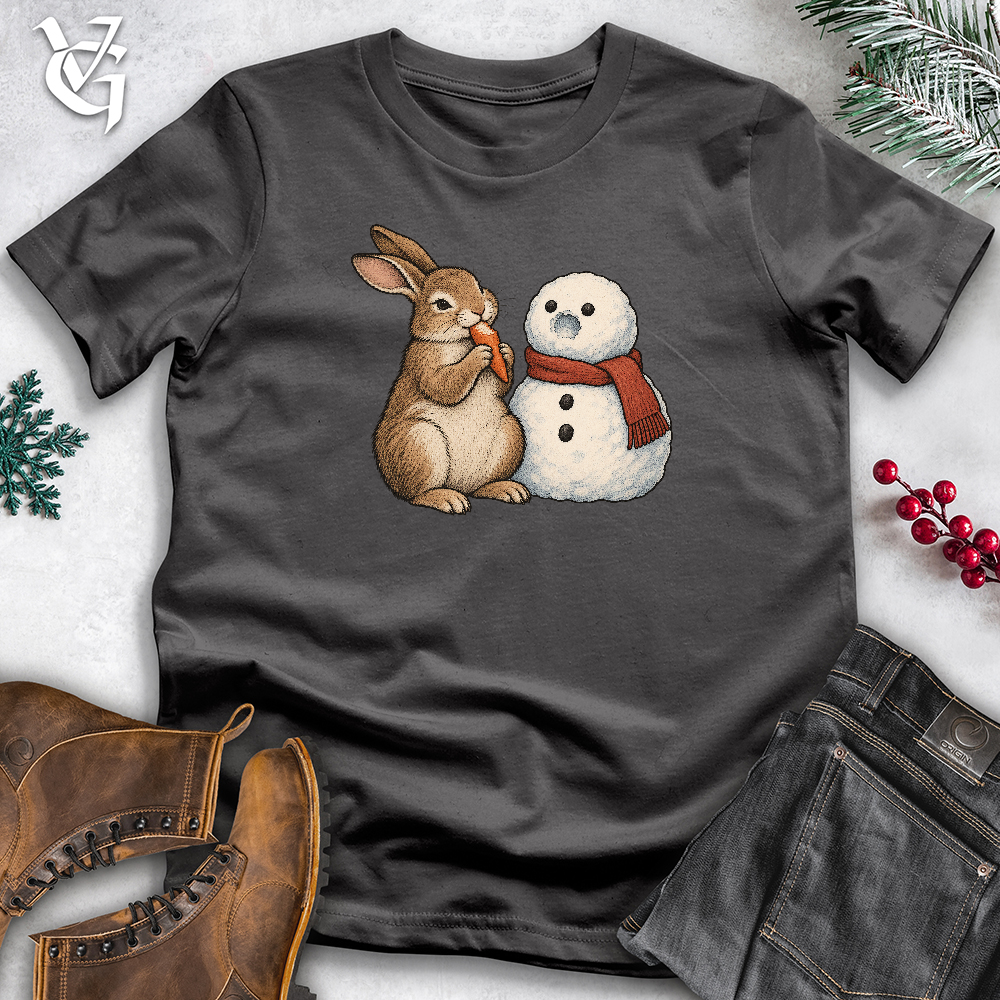 Viking Goods Rabbit Snowman Nose Softstyle Tee Charcoal / L