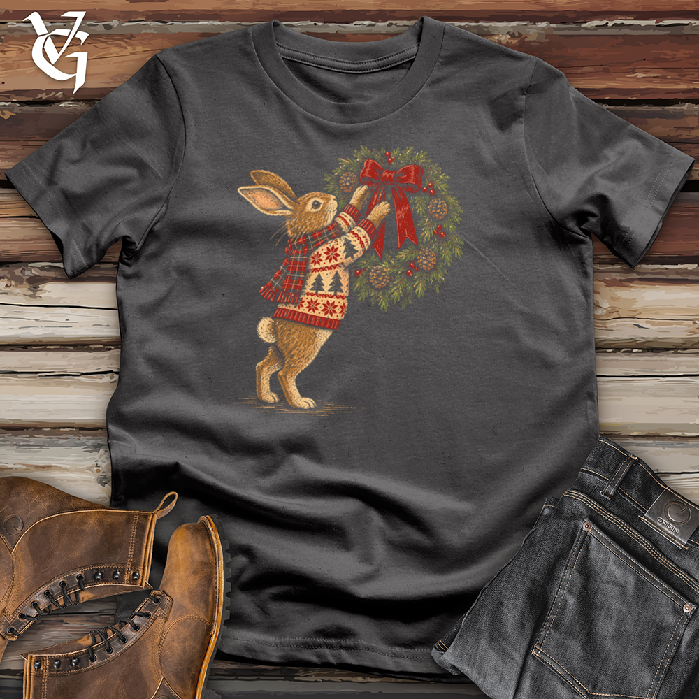 Viking Goods Rabbit Wreath Tee Charcoal / L