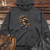 Viking Goods Raccoon Cowboy Midweight Hooded Sweatshirt Charcoal / L