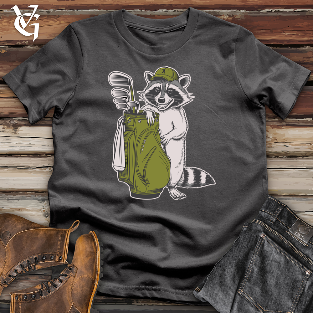 Viking Goods Raccoon Golf Softstyle Tee Charcoal / L