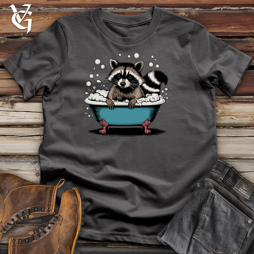 Viking Goods Raccoon in a Bathtub Softstyle Tee Charcoal / L