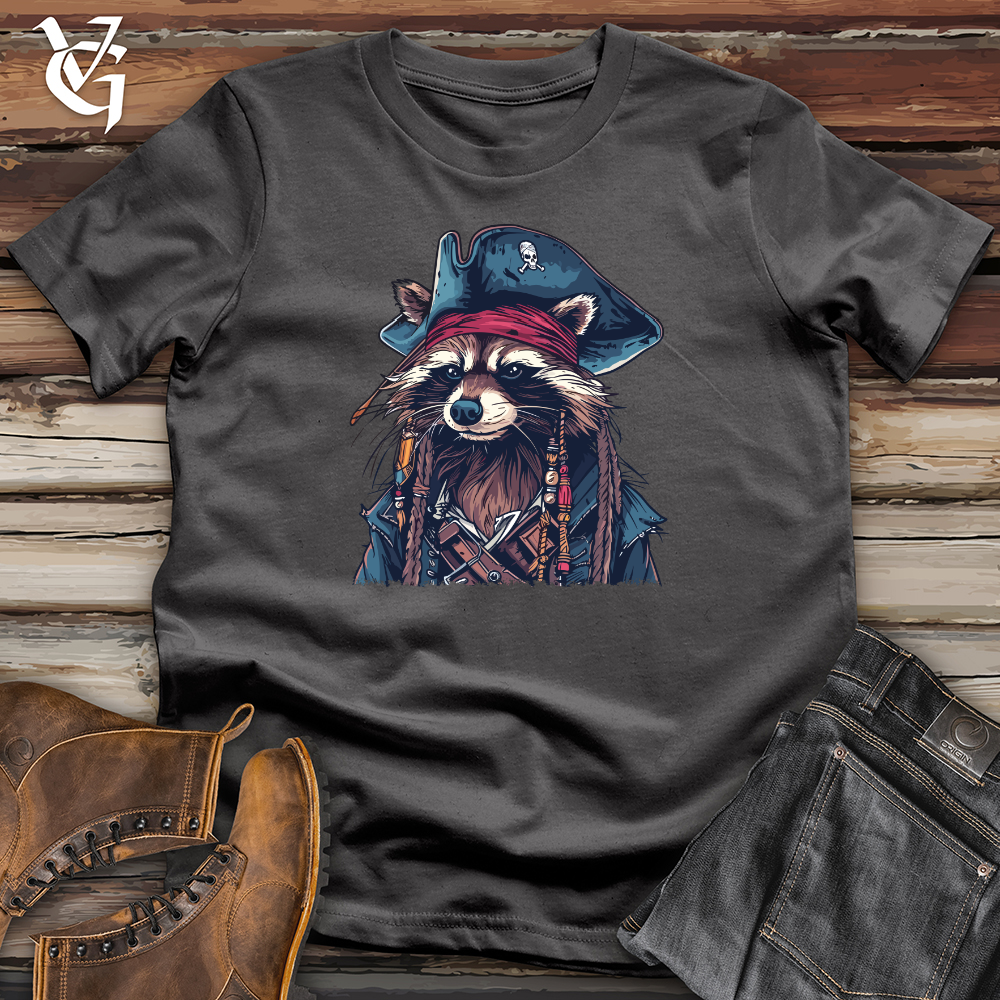 Viking Goods Raccoon Pirate Softstyle Tee Charcoal / L