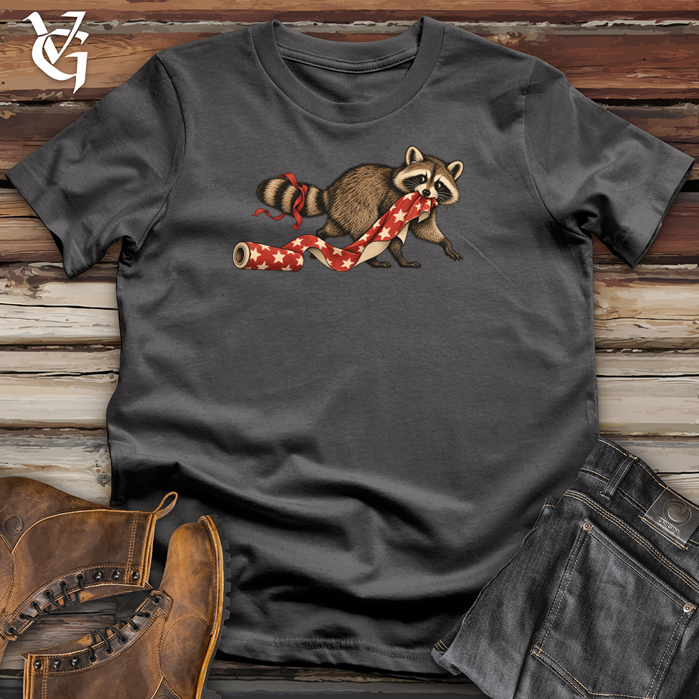 Viking Goods Raccoon Stealing Wrapping Tee Charcoal / L