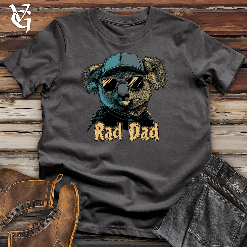 Viking Goods Rad Dad Koala Softstyle Tee Charcoal / L