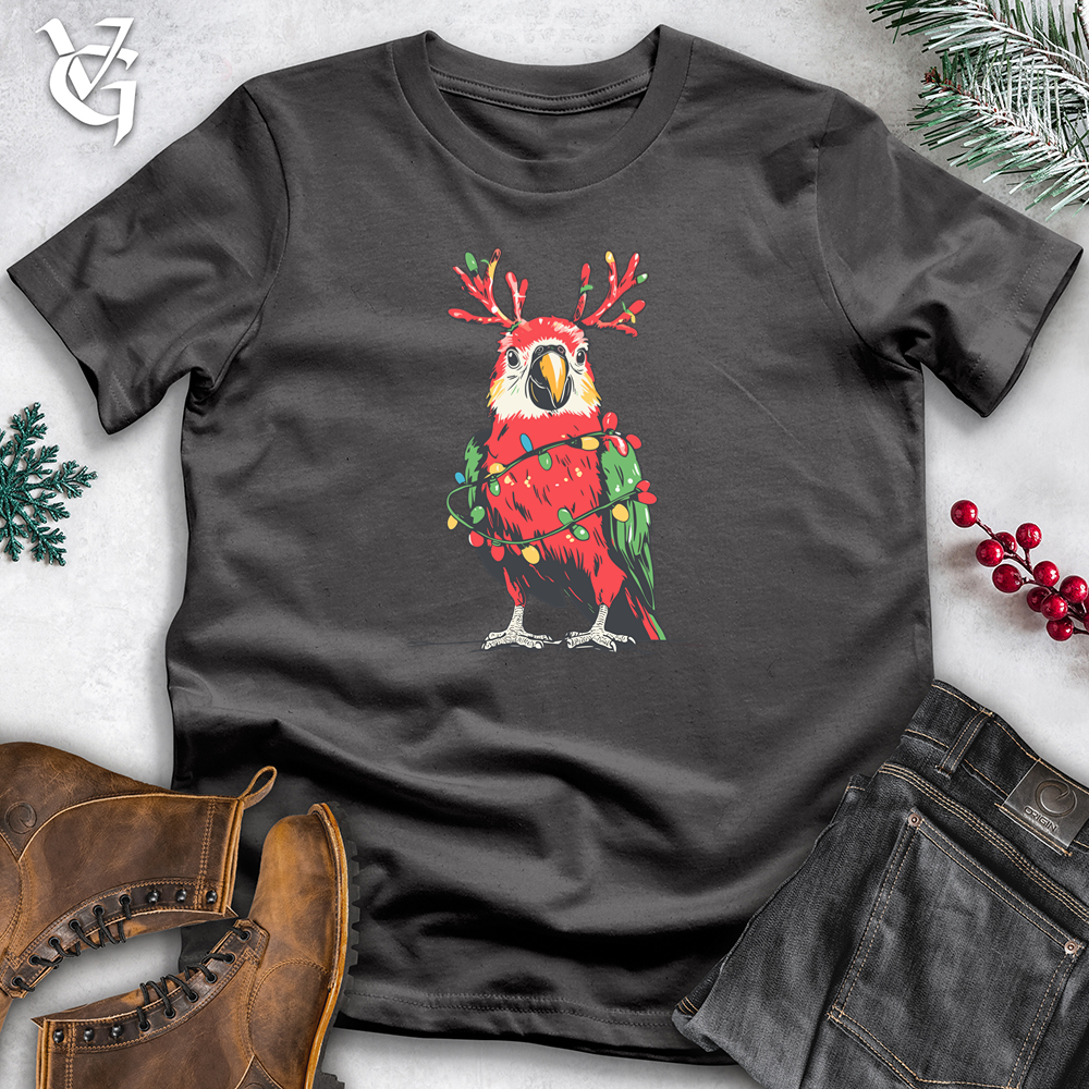 Viking Goods Reindeer Parrot Softstyle Tee Charcoal / L