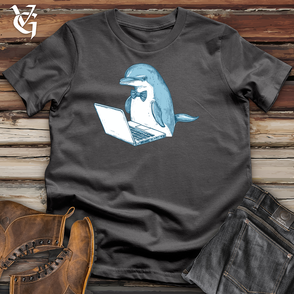 Viking Goods Remote Dolphin Softstyle Tee Charcoal / L