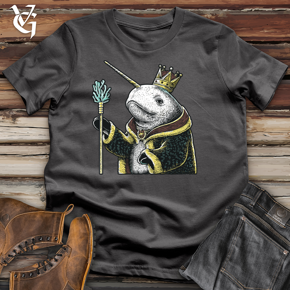 Viking Goods Royal Narwal Softstyle Tee Charcoal / L