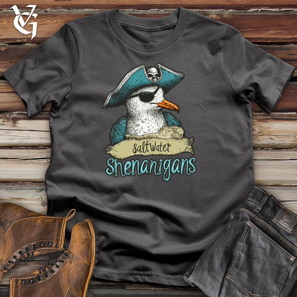 Viking Goods Saltwater Shenanigans Softstyle Tee Charcoal / L