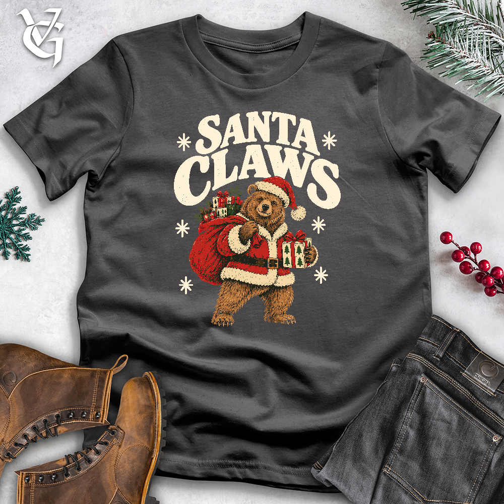 Viking Goods Santa Claws Softstyle Tee Charcoal / L