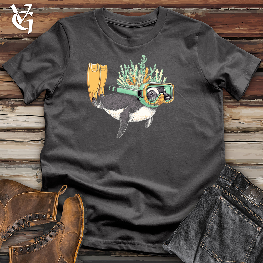 Viking Goods Scuba Penguin Tee Charcoal / L