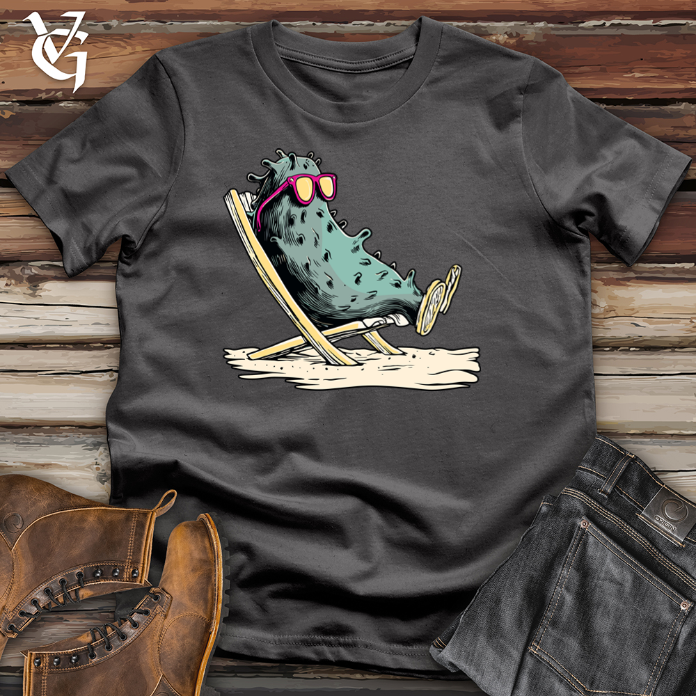 Viking Goods Sea Cucumber Chillin Softstyle Tee Charcoal / L
