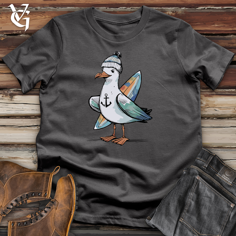 Viking Goods Sea Gull Surf Softstyle Tee Charcoal / L