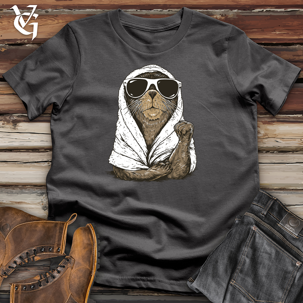 Viking Goods Sea Lion Spa Day Softstyle Tee Charcoal / L