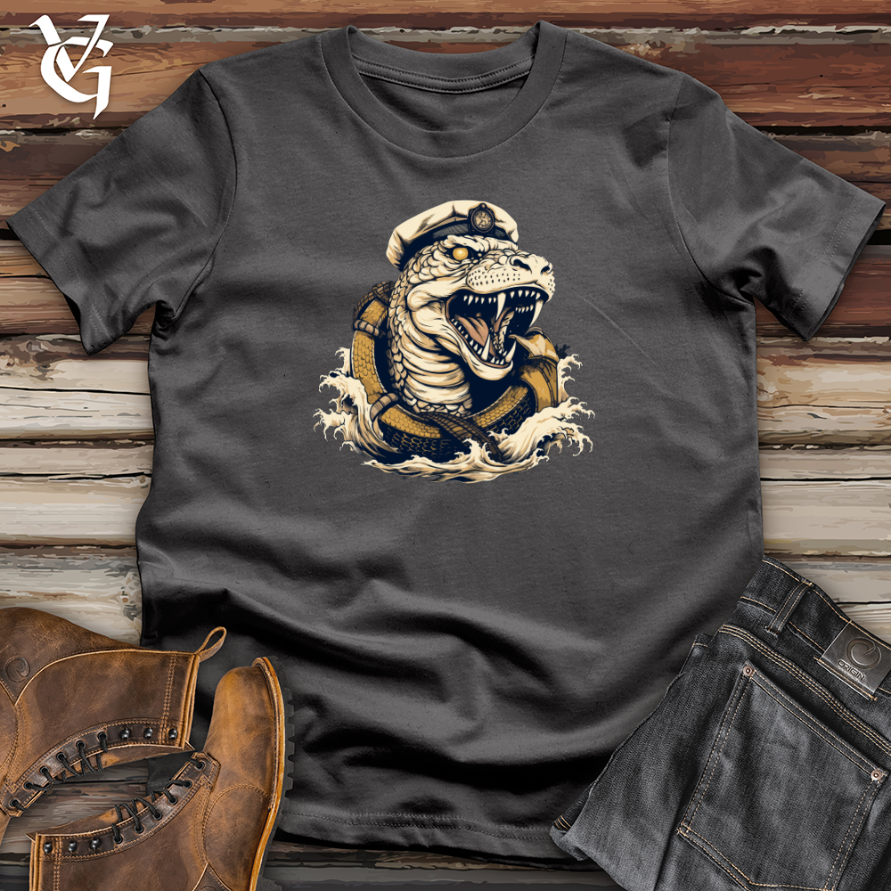 Viking Goods Serpent Sea Captain Softstyle Tee Charcoal / L