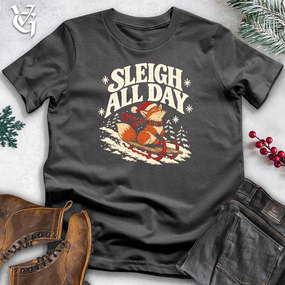 Viking Goods Sleigh All Day Softstyle Tee Charcoal / L