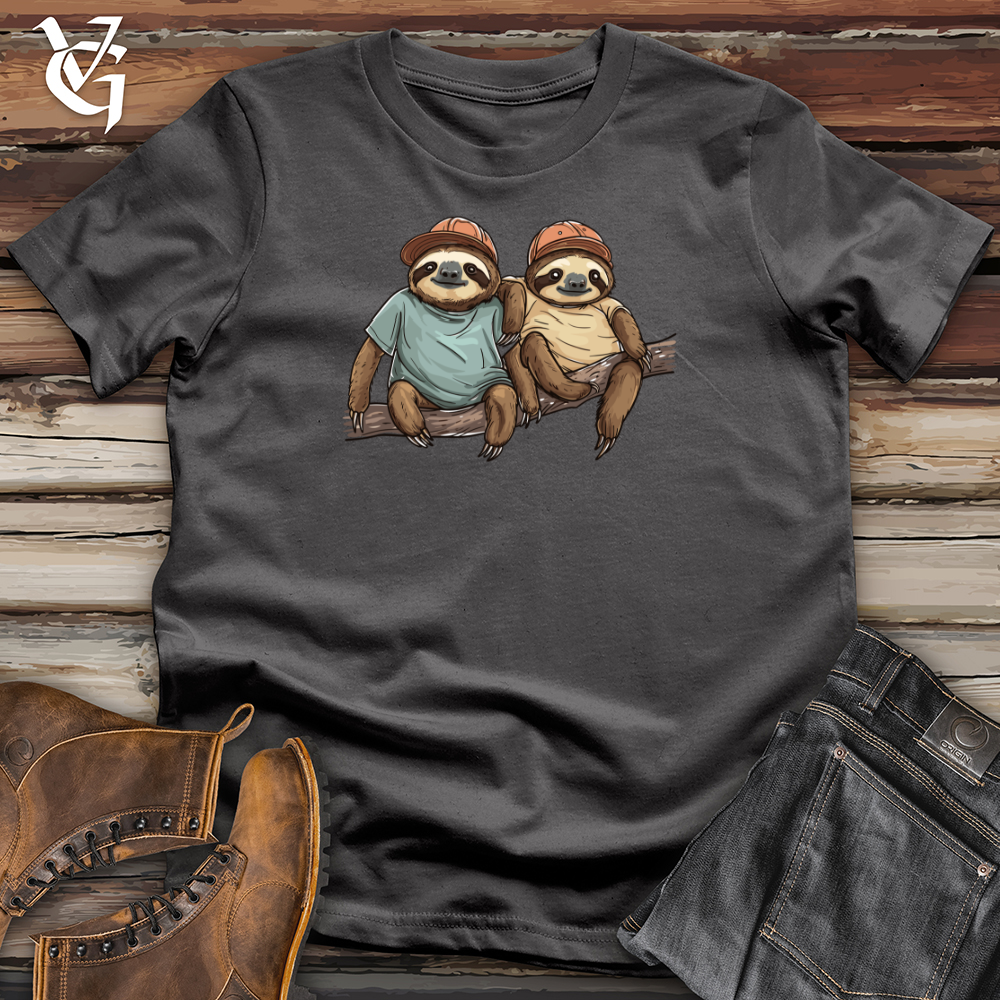 Viking Goods Sloth Buddies Hangout Softstyle Tee Charcoal / L
