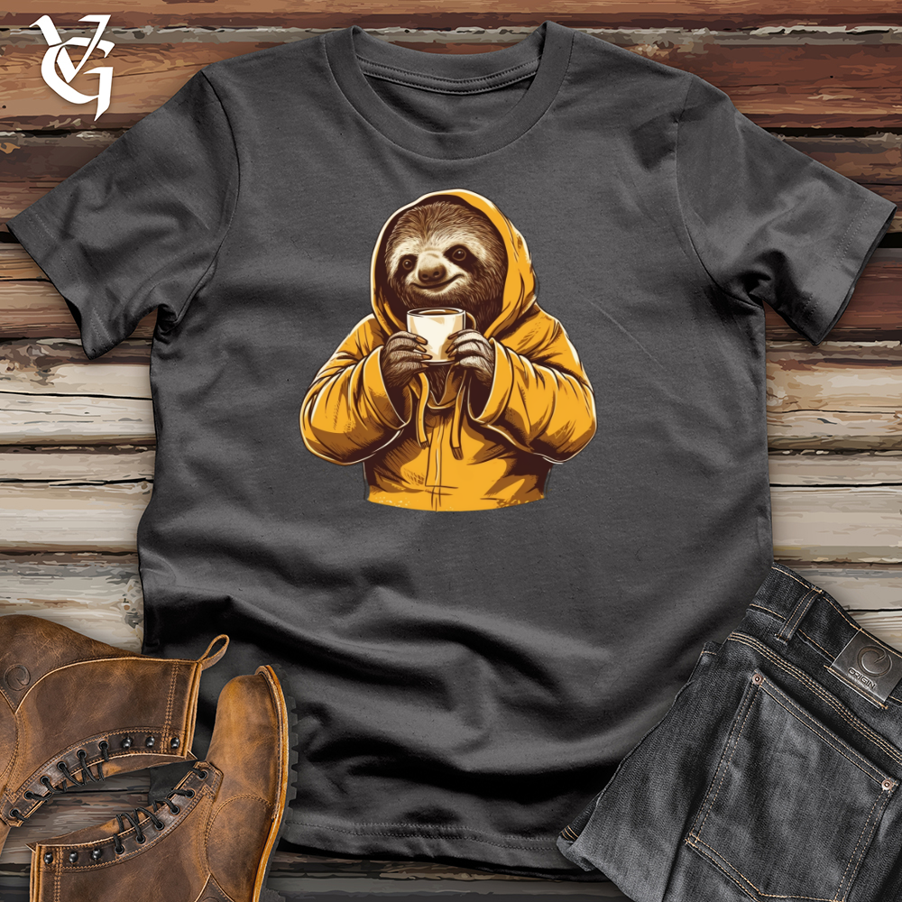 Viking Goods Sloth Coffee Tee Charcoal / L