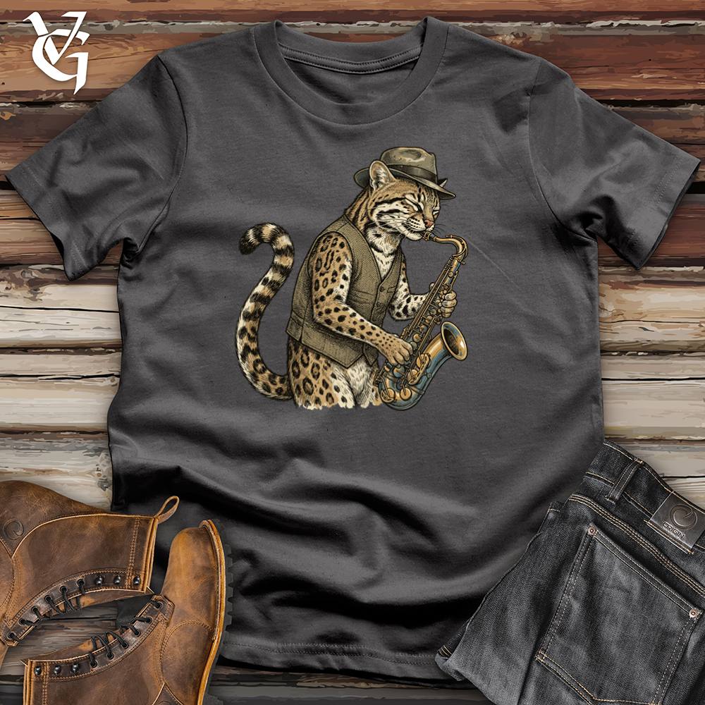 Viking Goods Smooth Jazz Cat Tee Charcoal / L