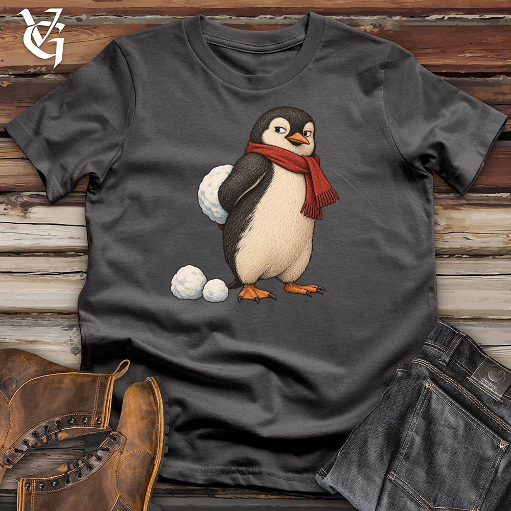 Viking Goods Sneaky Penguin Snowball Tee Charcoal / L