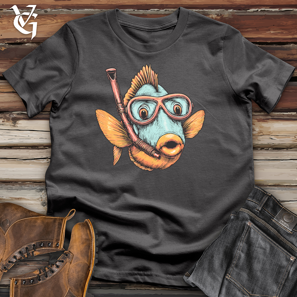 Viking Goods Snorkel Fishy Softstyle Tee Charcoal / L
