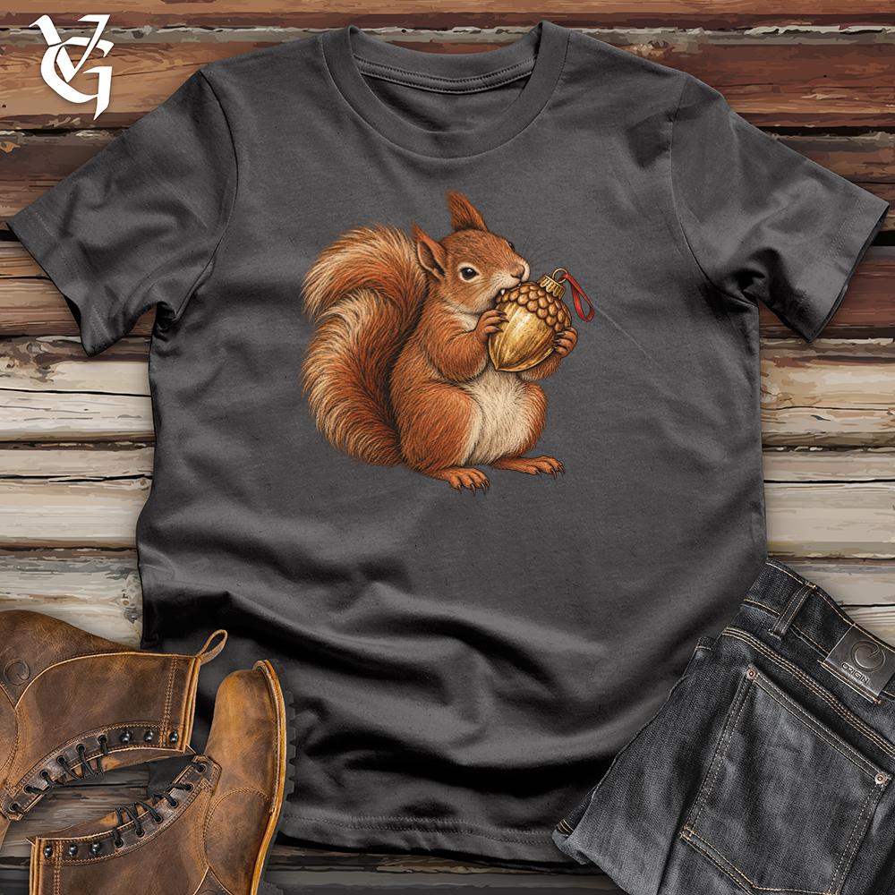 Viking Goods Squirrel Acorn Ornament Tee Charcoal / L