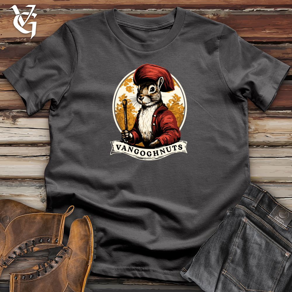 Viking Goods Squirrel Artist Beret Softstyle Tee Charcoal / L