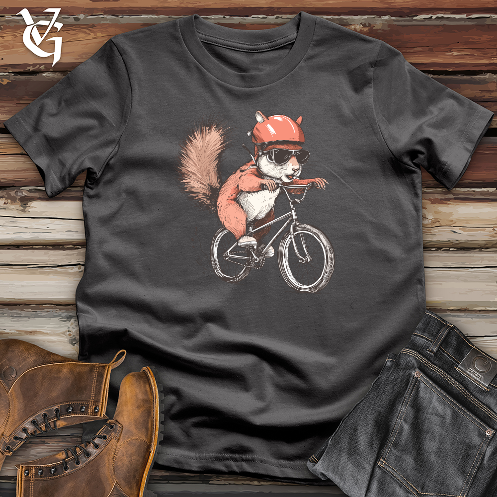 Viking Goods Squirrel Cycling Adventure Softstyle Tee Charcoal / L