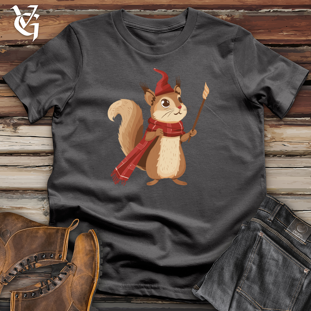 Viking Goods Squirrel Magician Charm Softstyle Tee Charcoal / L