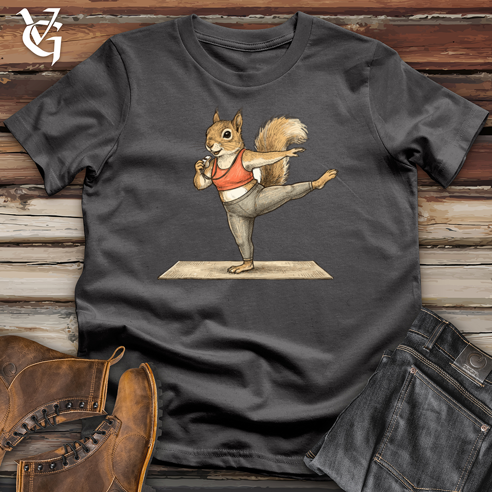 Viking Goods Squirrel Pilates Instructor Tee Charcoal / L