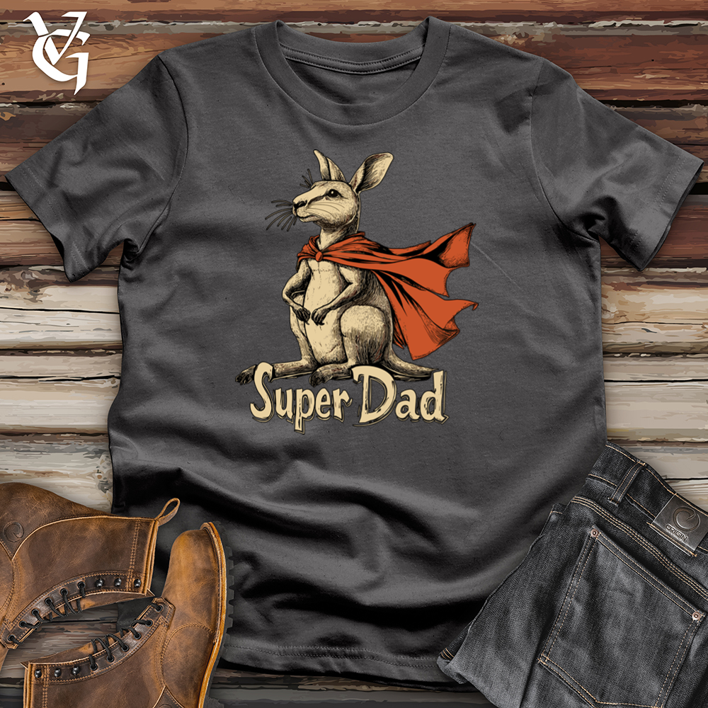 Viking Goods Super Dad Kangaroo Softstyle Tee Charcoal / L