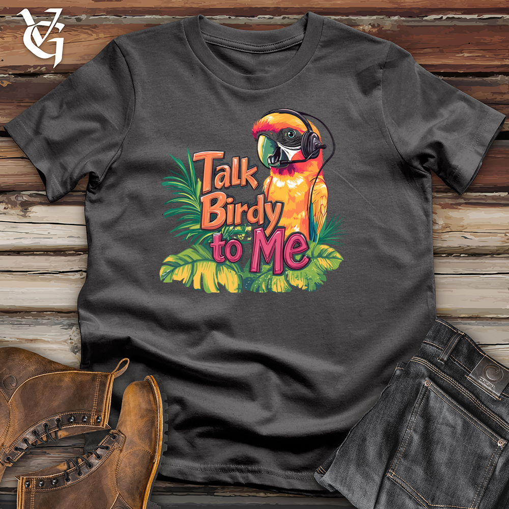 Viking Goods Talk Birdy To Me Softstyle Tee Charcoal / L