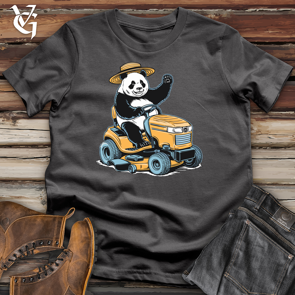 Viking Goods Tractor Panda Softstyle Tee Charcoal / L