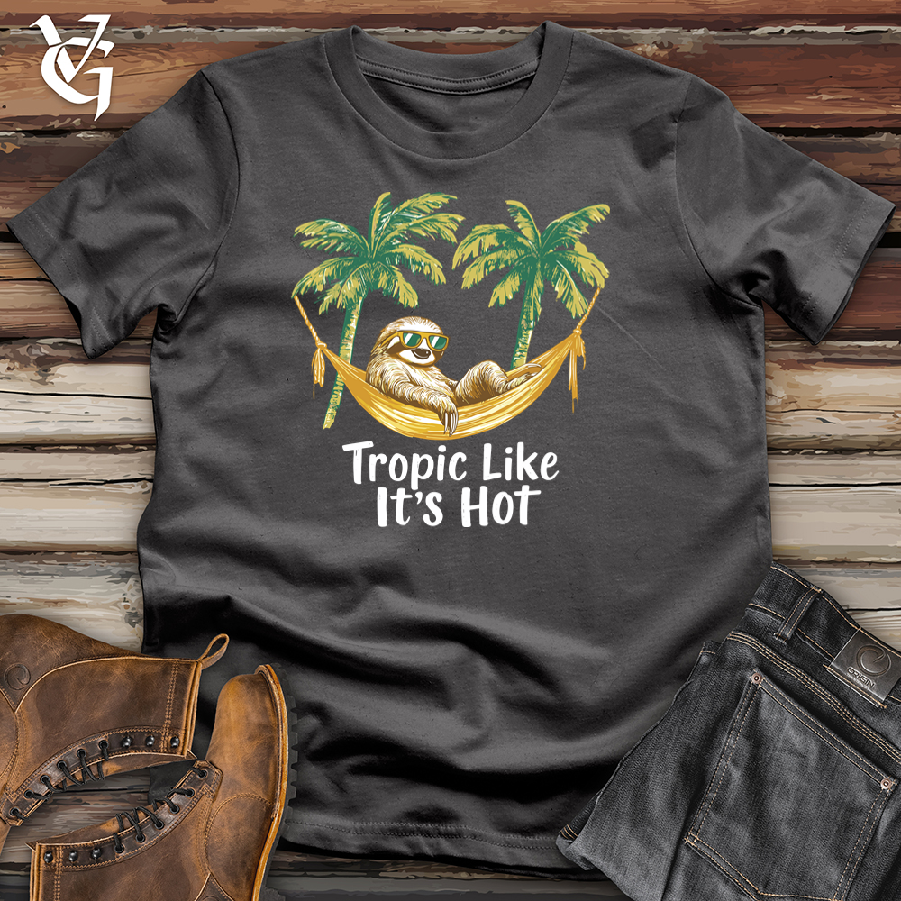 Viking Goods Tropic Like It's Hot Softstyle Tee Charcoal / L
