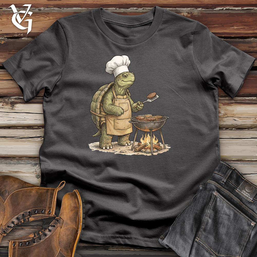 Viking Goods Turtle Campfire Grill Tee Charcoal / L