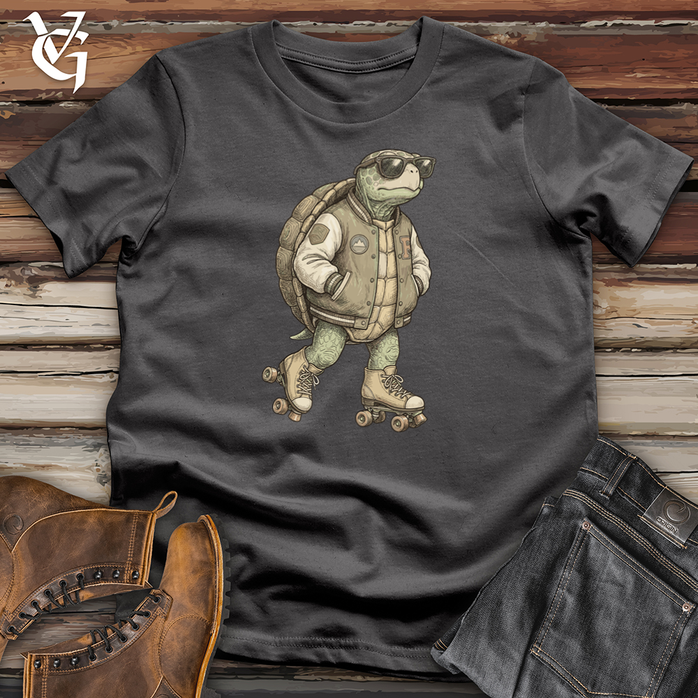Viking Goods Turtle Rollerblader Tee Charcoal / L