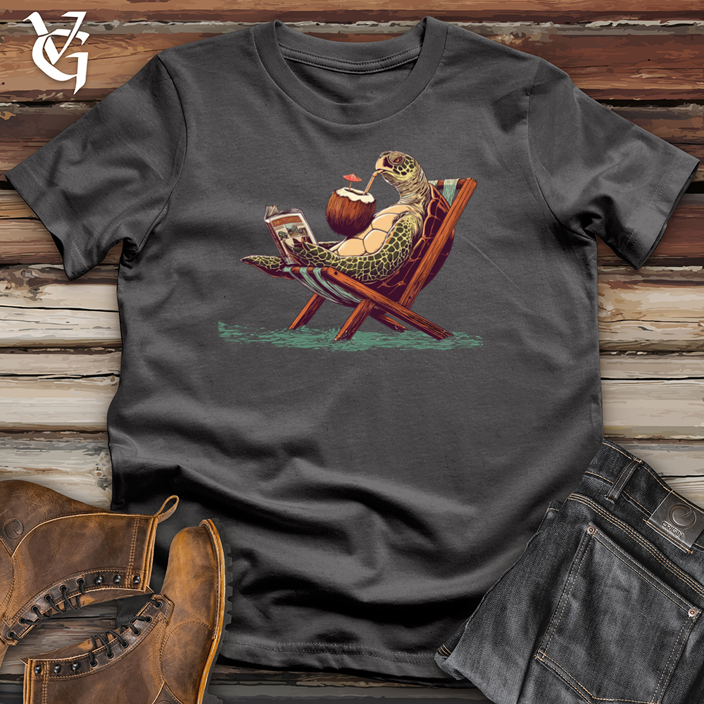 Viking Goods Turtle Troubles Softstyle Tee Charcoal / L