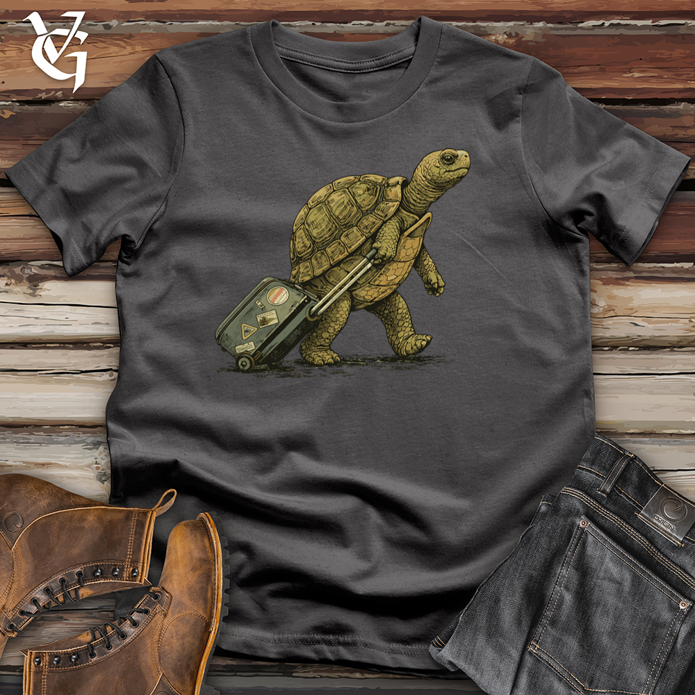 Viking Goods Turtle With Bag Tee Charcoal / L