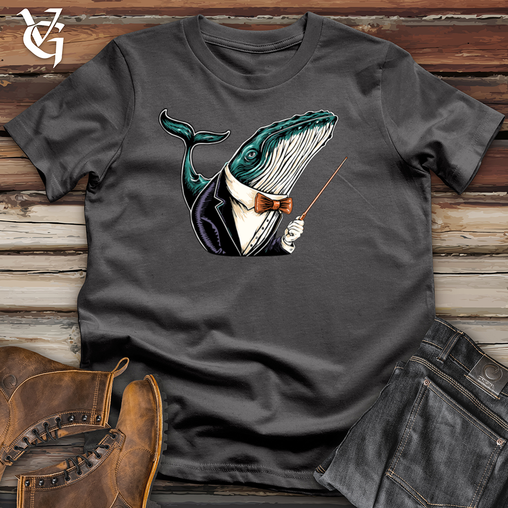 Viking Goods Whale Composer Softstyle Tee Charcoal / L