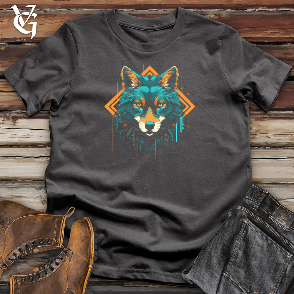 Viking Goods Wolf Geometric Gaze Softstyle Tee Charcoal / L