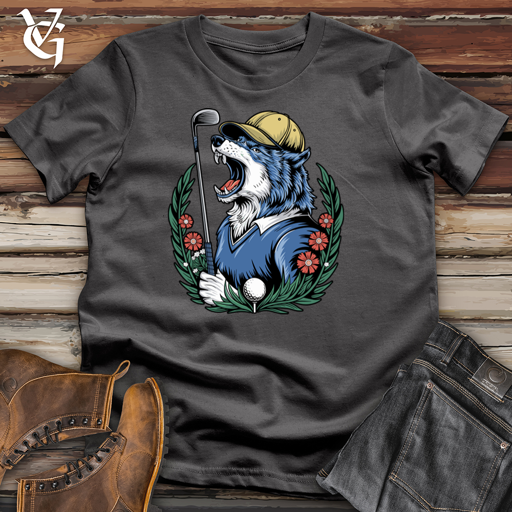 Viking Goods Wolf Wedge Softstyle Tee Charcoal / L