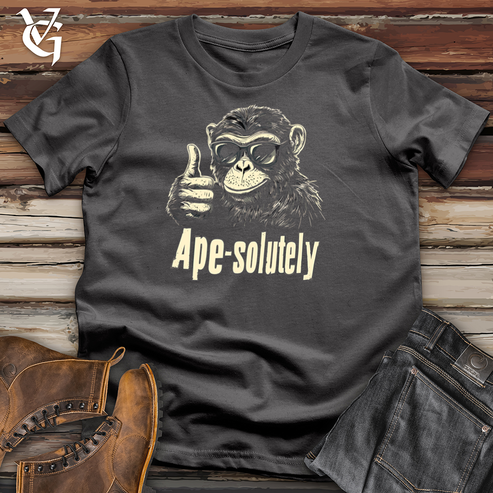Viking Goods Ape-Solutely Softstyle Tee Charcoal / S
