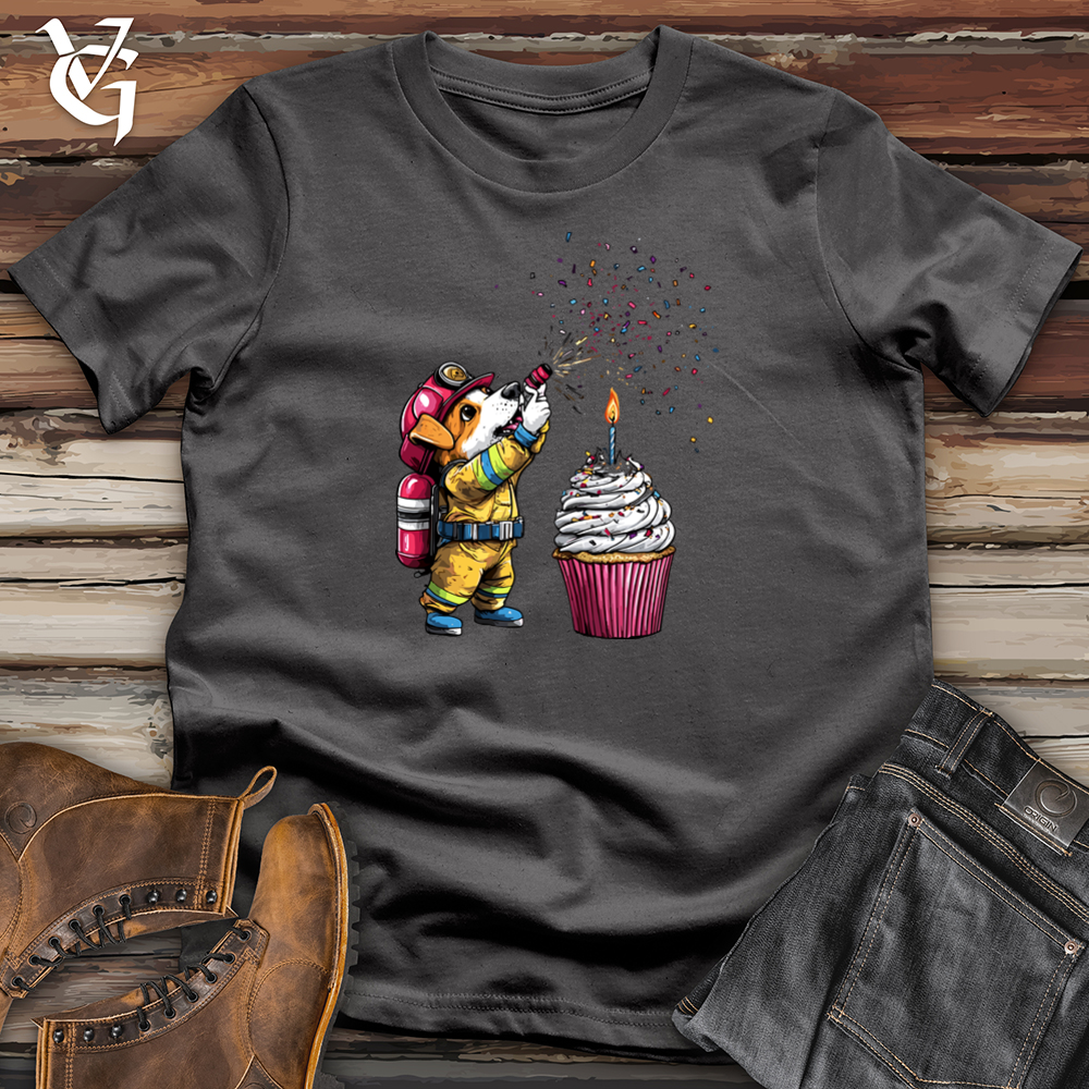 Viking Goods Birthday Rescue Dog Softstyle Tee Charcoal / S