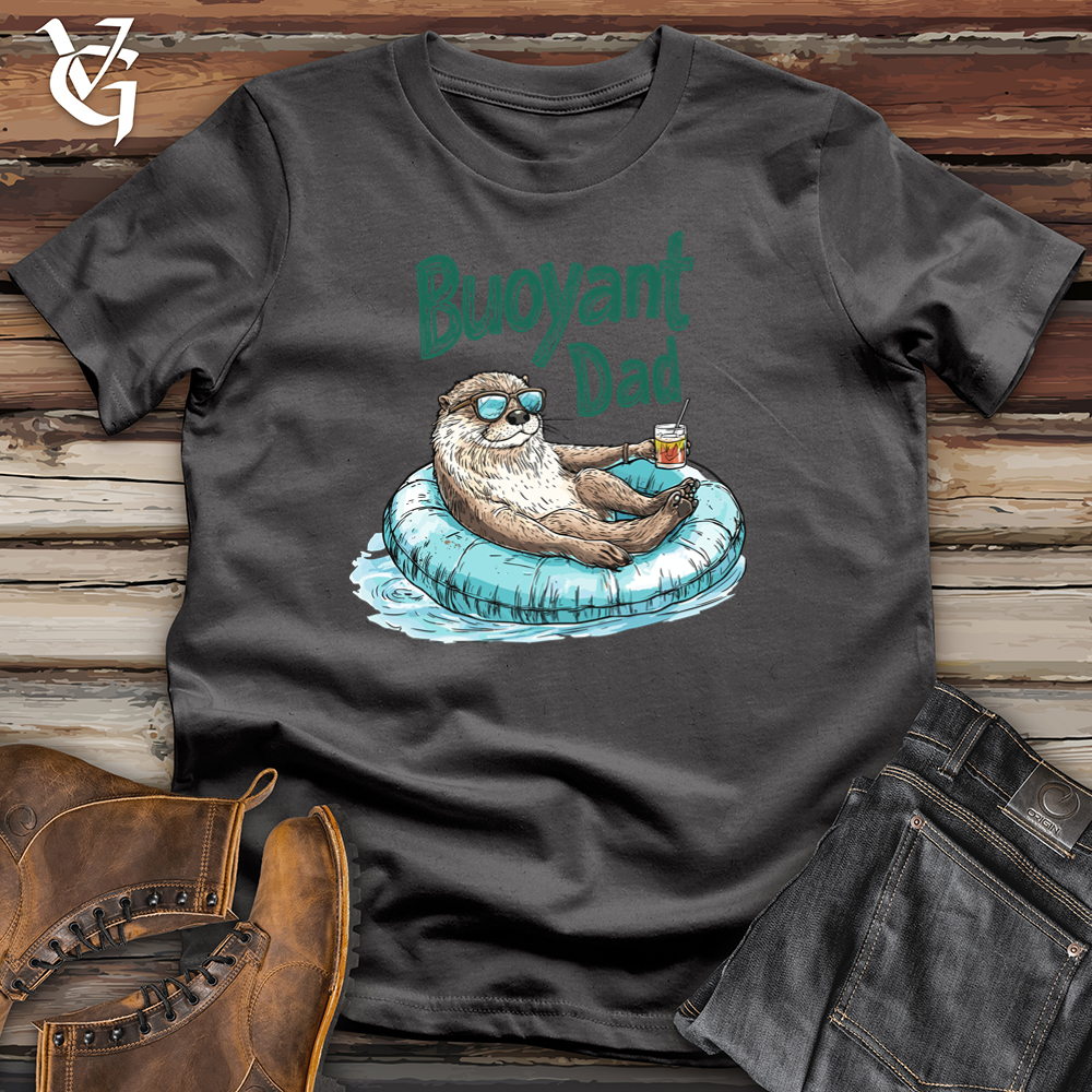 Viking Goods Buoyant Otter Dad Softstyle Tee Charcoal / S