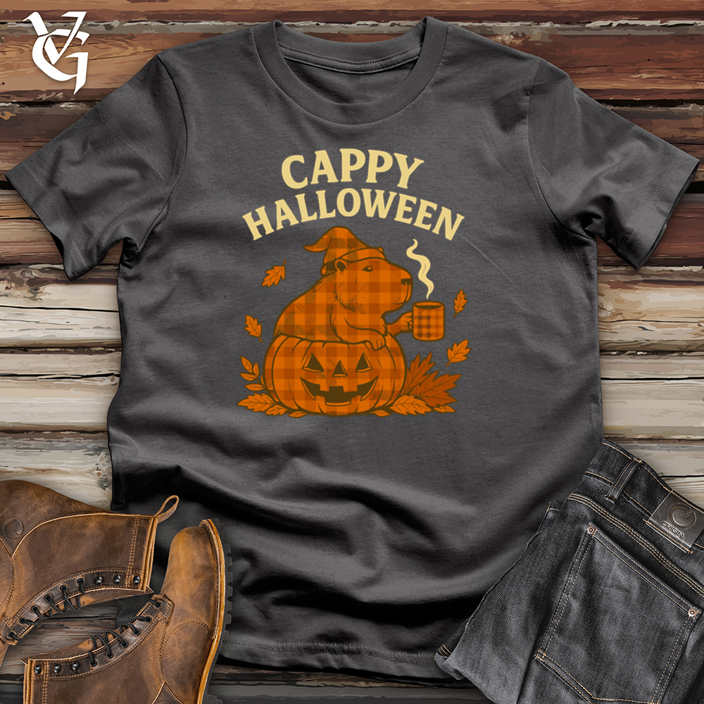 Viking Goods Cappy Halloween Capybara Softstyle Tee Charcoal / S