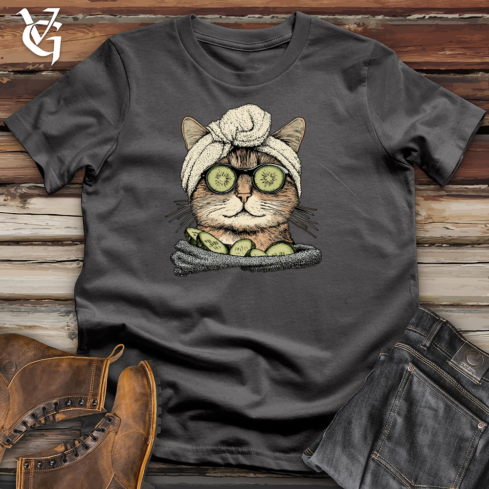 Viking Goods Cat Spa Treatment Softstyle Tee Charcoal / S