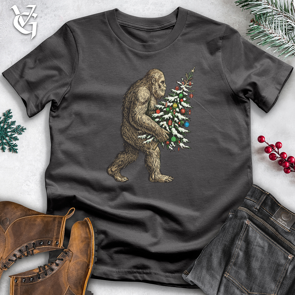 Viking Goods Christmas Bigfoot Softstyle Tee Charcoal / S