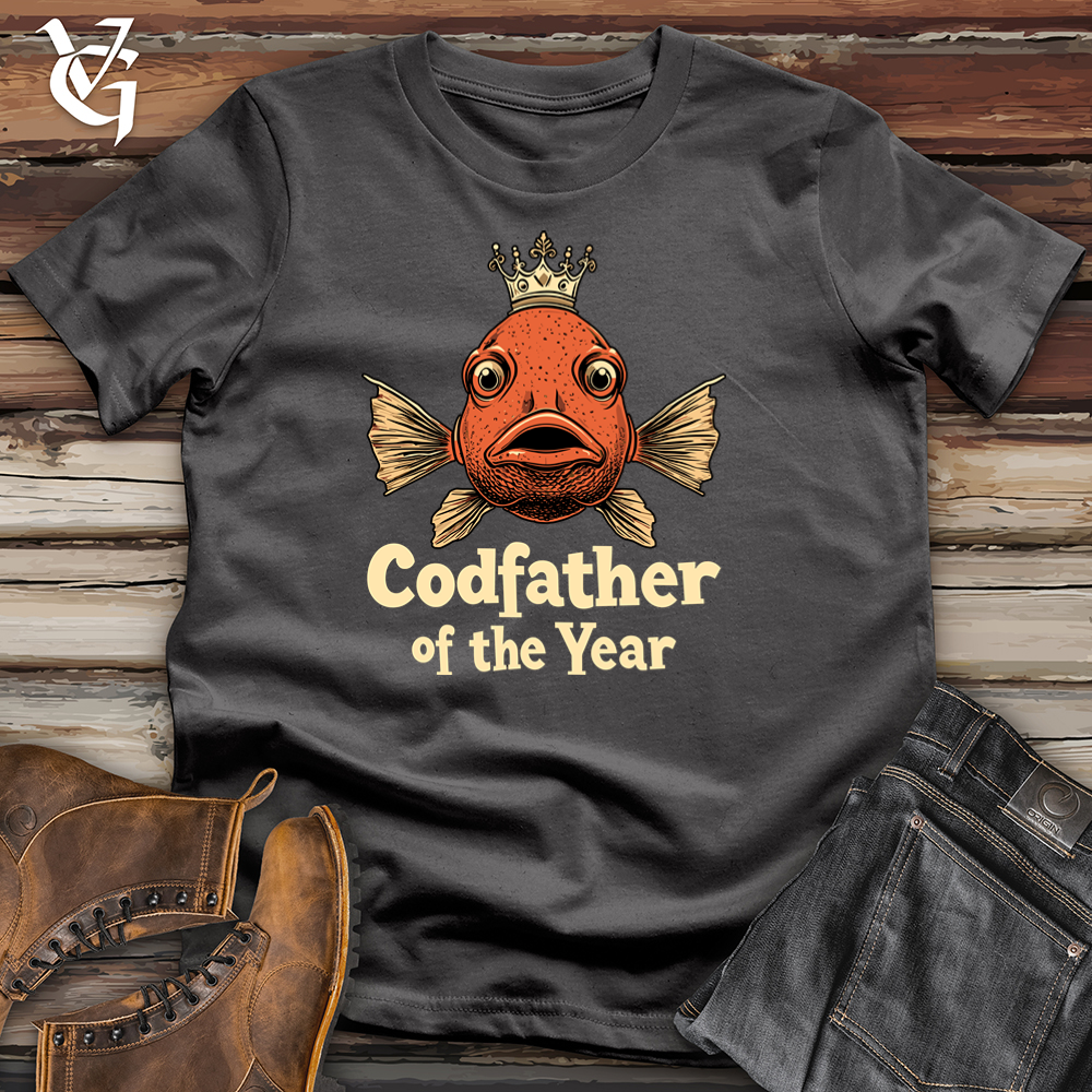 Viking Goods Codfather of the Year Softstyle Tee Charcoal / S